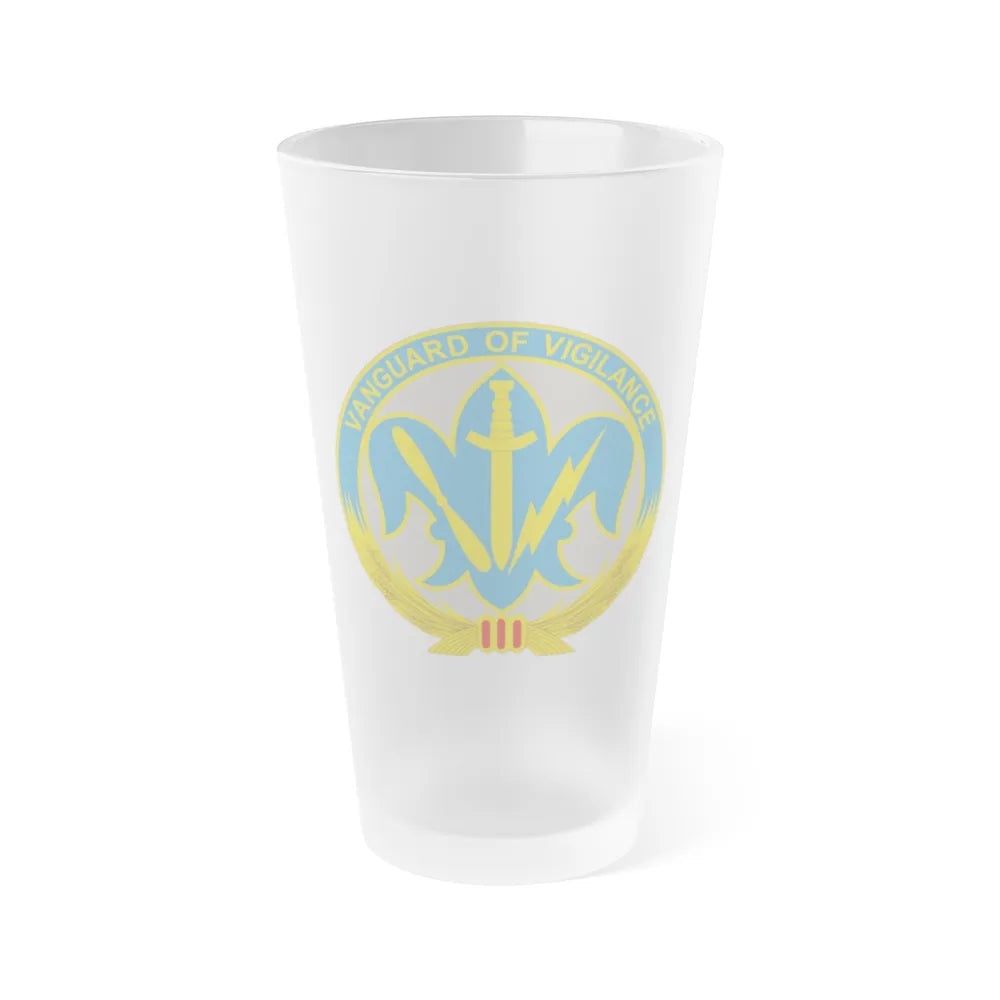 205 Military Intelligence Brigade 2 (U.S. Army) Frosted Pint Glass 16oz-Go Mug Yourself