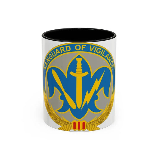 205 Military Intelligence Brigade 2 (U.S. Army) Accent Coffee Mug 11oz Black - Go Mug Yourself