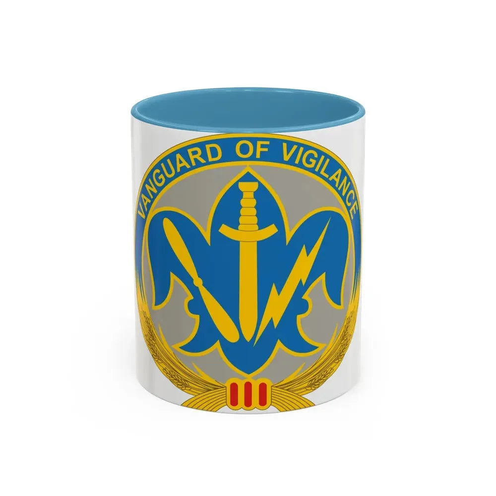 205 Military Intelligence Brigade 2 (U.S. Army) Accent Coffee Mug 11oz Light Blue - Go Mug Yourself