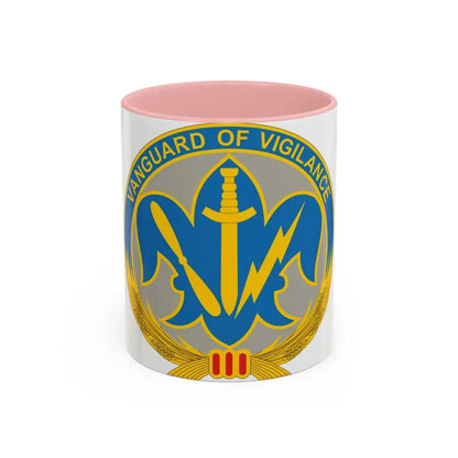 205 Military Intelligence Brigade 2 (U.S. Army) Accent Coffee Mug 11oz Pink - Go Mug Yourself