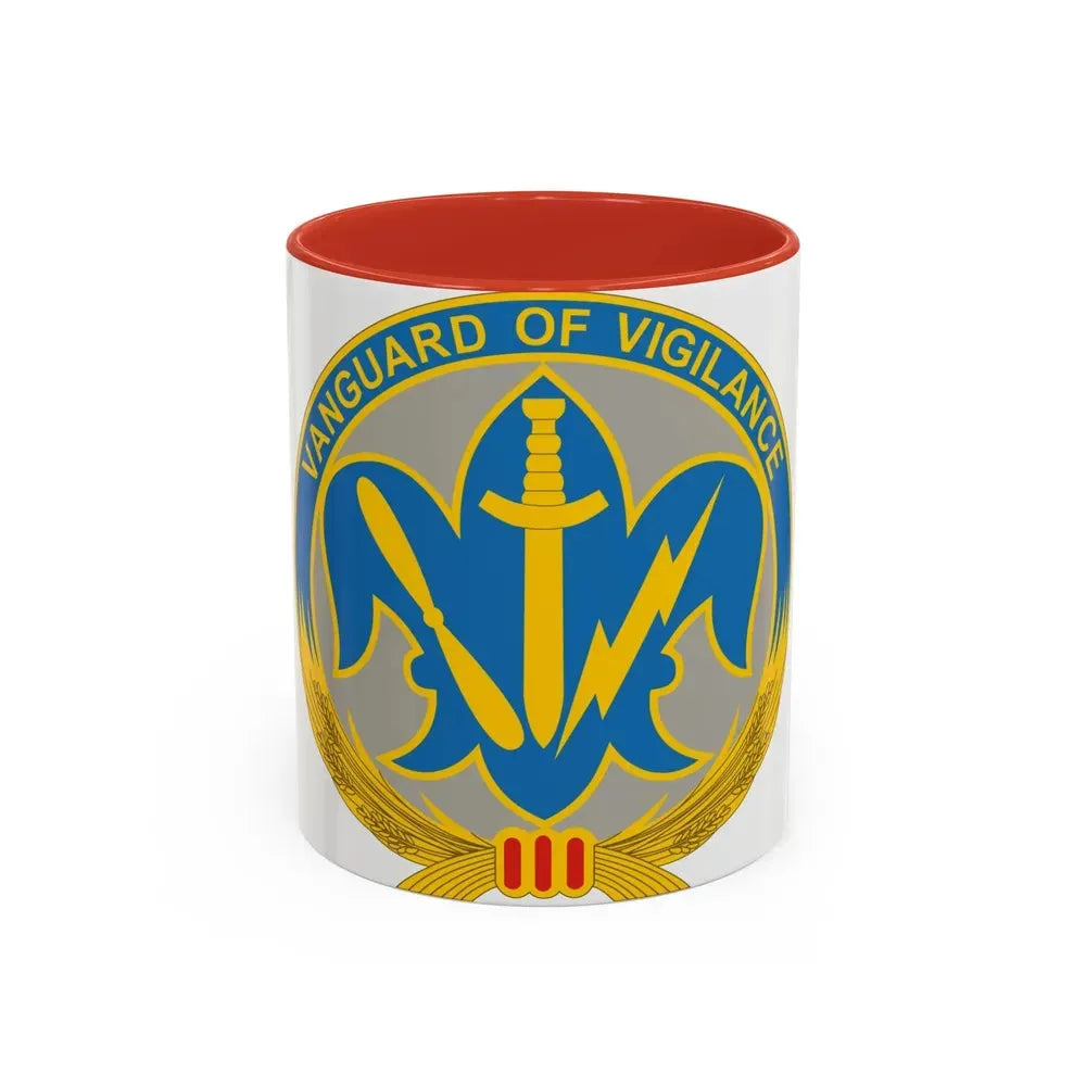 205 Military Intelligence Brigade 2 (U.S. Army) Accent Coffee Mug 11oz Red - Go Mug Yourself