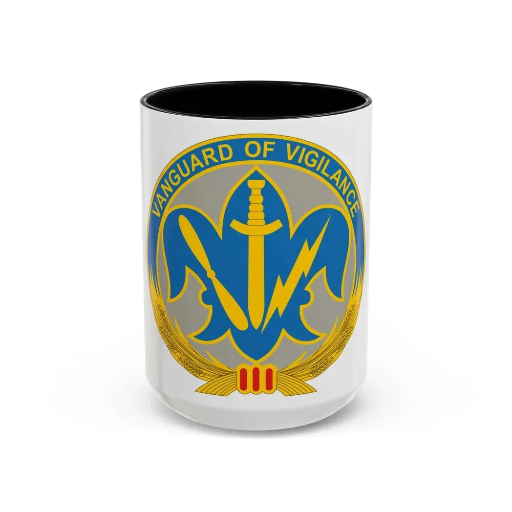 205 Military Intelligence Brigade 2 (U.S. Army) Accent Coffee Mug 15oz Black - Go Mug Yourself