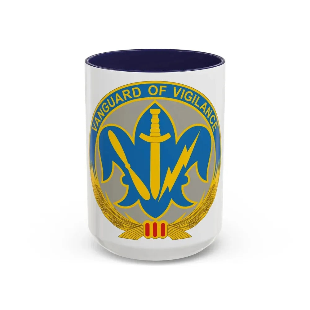 205 Military Intelligence Brigade 2 (U.S. Army) Accent Coffee Mug 15oz Navy - Go Mug Yourself