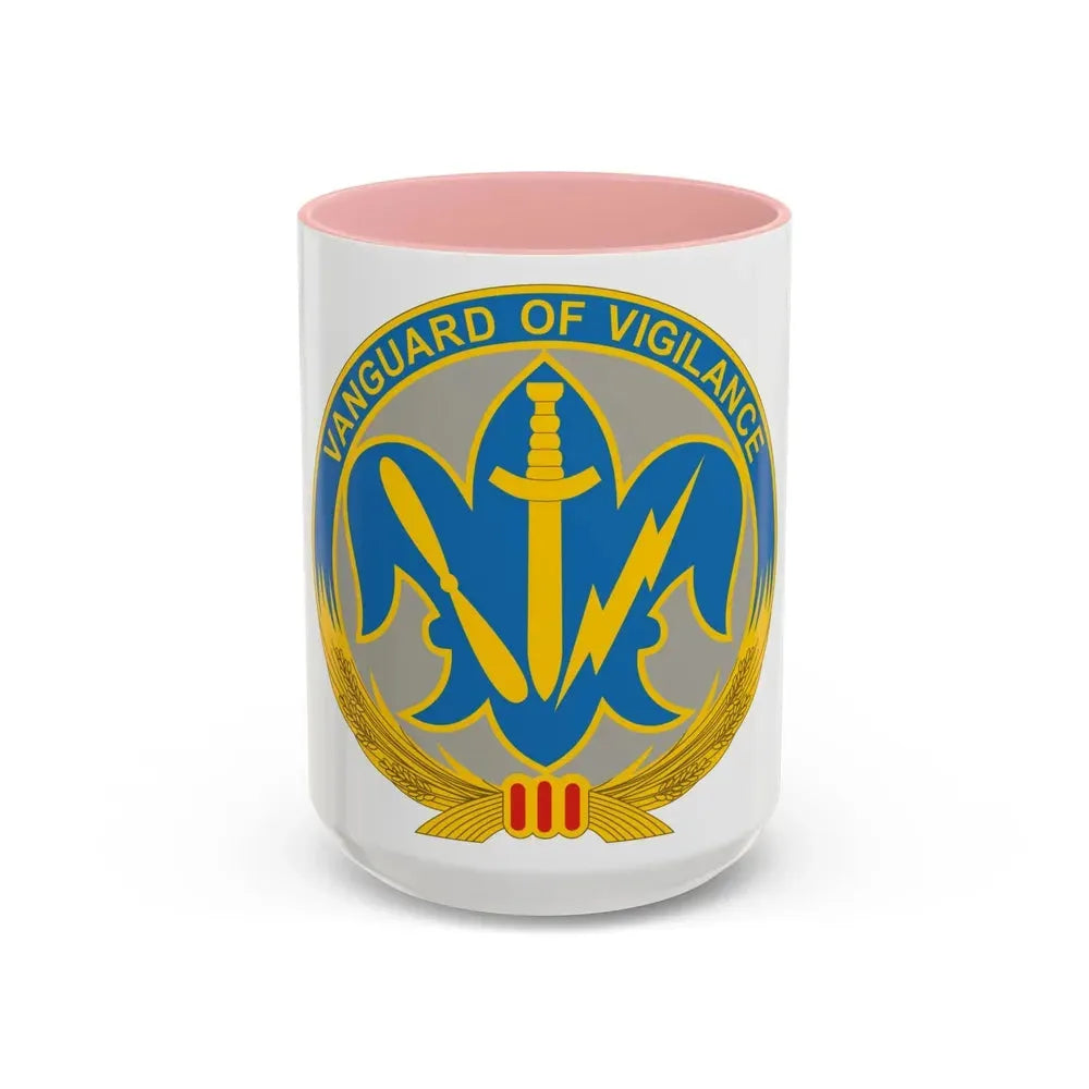 205 Military Intelligence Brigade 2 (U.S. Army) Accent Coffee Mug 15oz Pink - Go Mug Yourself