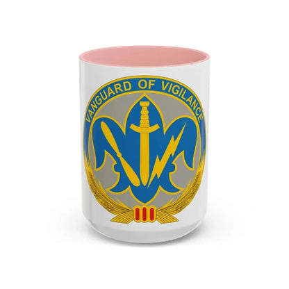 205 Military Intelligence Brigade 2 (U.S. Army) Accent Coffee Mug 15oz Pink - Go Mug Yourself