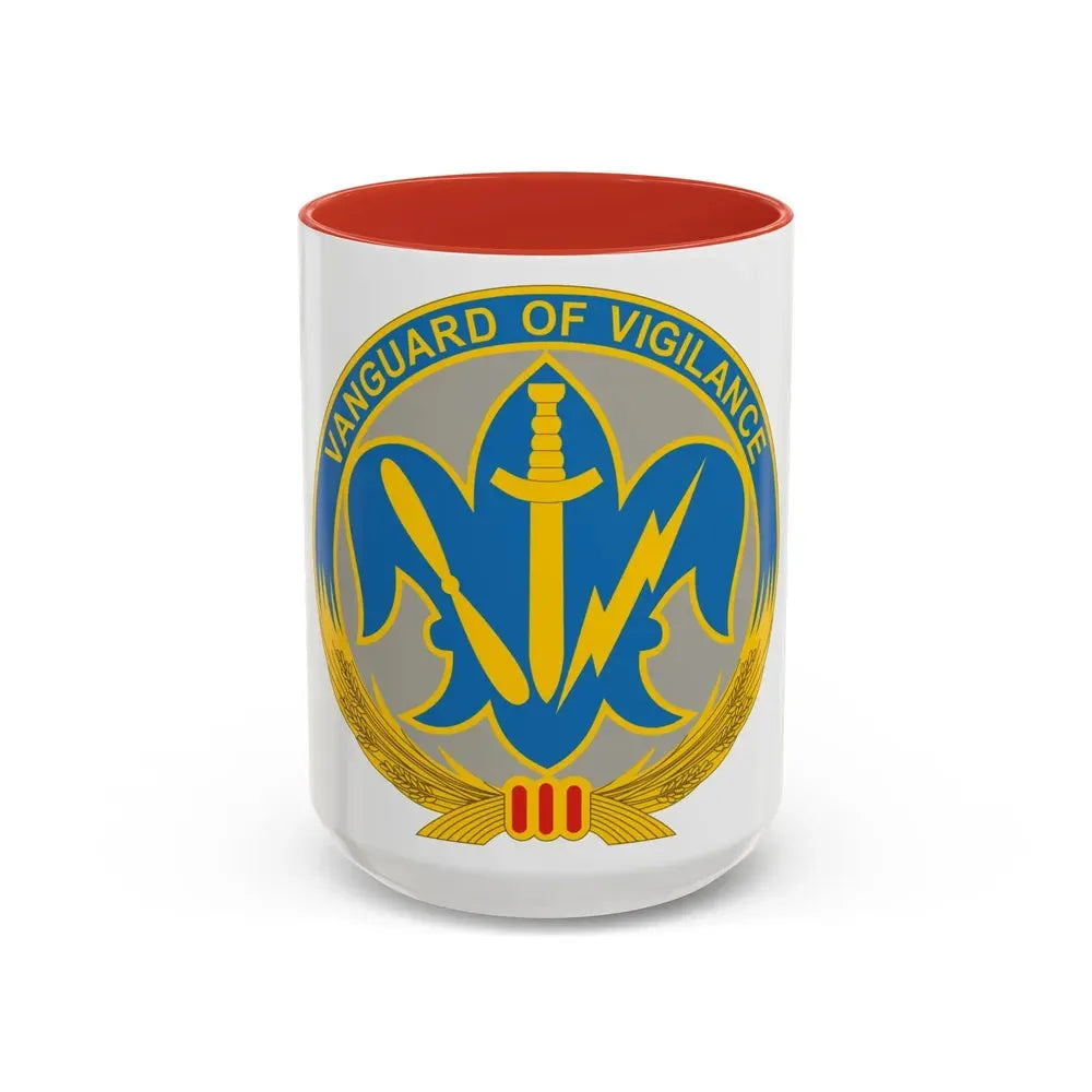 205 Military Intelligence Brigade 2 (U.S. Army) Accent Coffee Mug 15oz Red - Go Mug Yourself