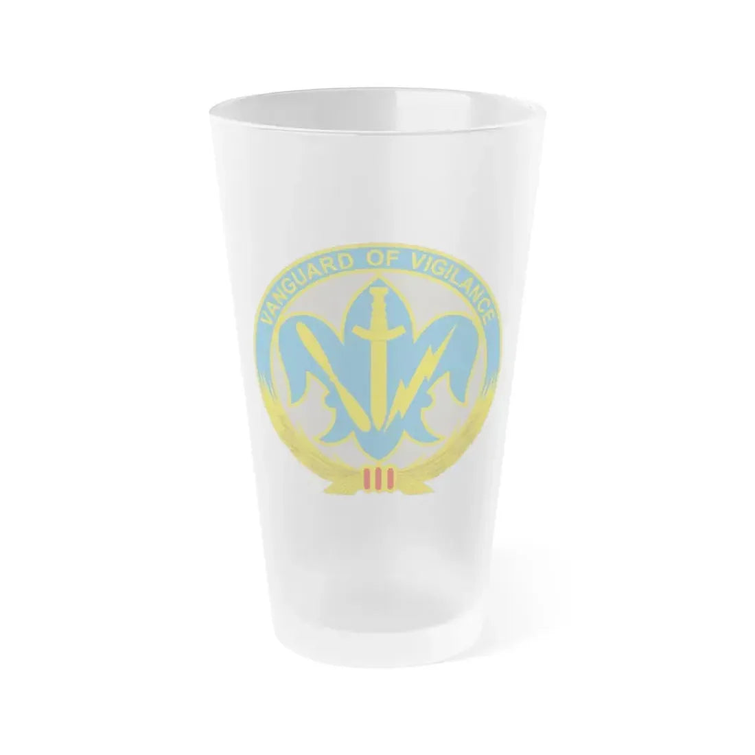 205 Military Intelligence Brigade 2 (U.S. Army) Frosted Pint Glass 16oz Default Title - Go Mug Yourself