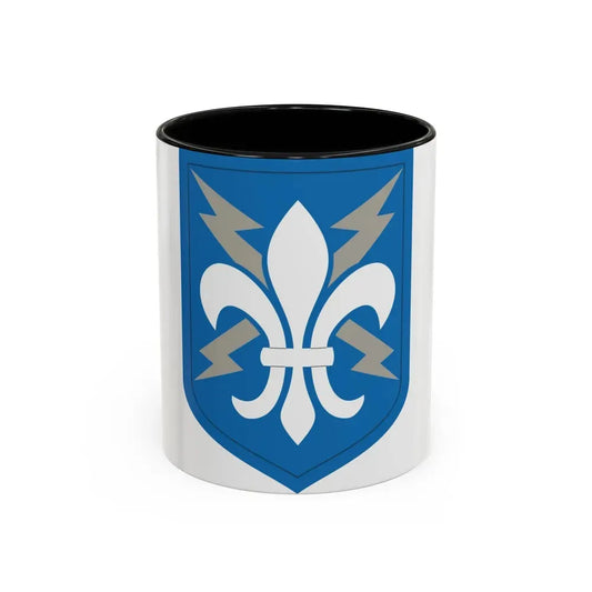 205 Military Intelligence Brigade (U.S. Army) Accent Coffee Mug 11oz Black - Go Mug Yourself