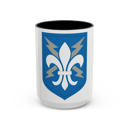 205 Military Intelligence Brigade (U.S. Army) Accent Coffee Mug 15oz Black - Go Mug Yourself