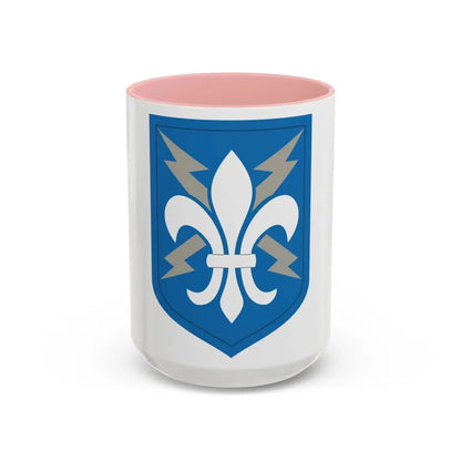 205 Military Intelligence Brigade (U.S. Army) Accent Coffee Mug 15oz Pink - Go Mug Yourself