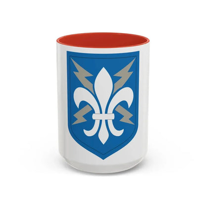 205 Military Intelligence Brigade (U.S. Army) Accent Coffee Mug 15oz Red - Go Mug Yourself