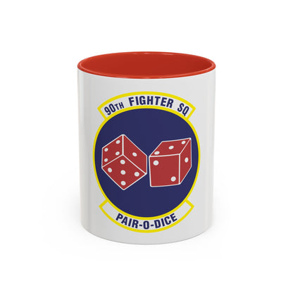 90th Fighter Squadron (U.S. Air Force) Accent Coffee Mug