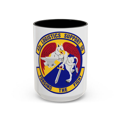 43d Logistics Support Squadron (U.S. Air Force) Accent Coffee Mug