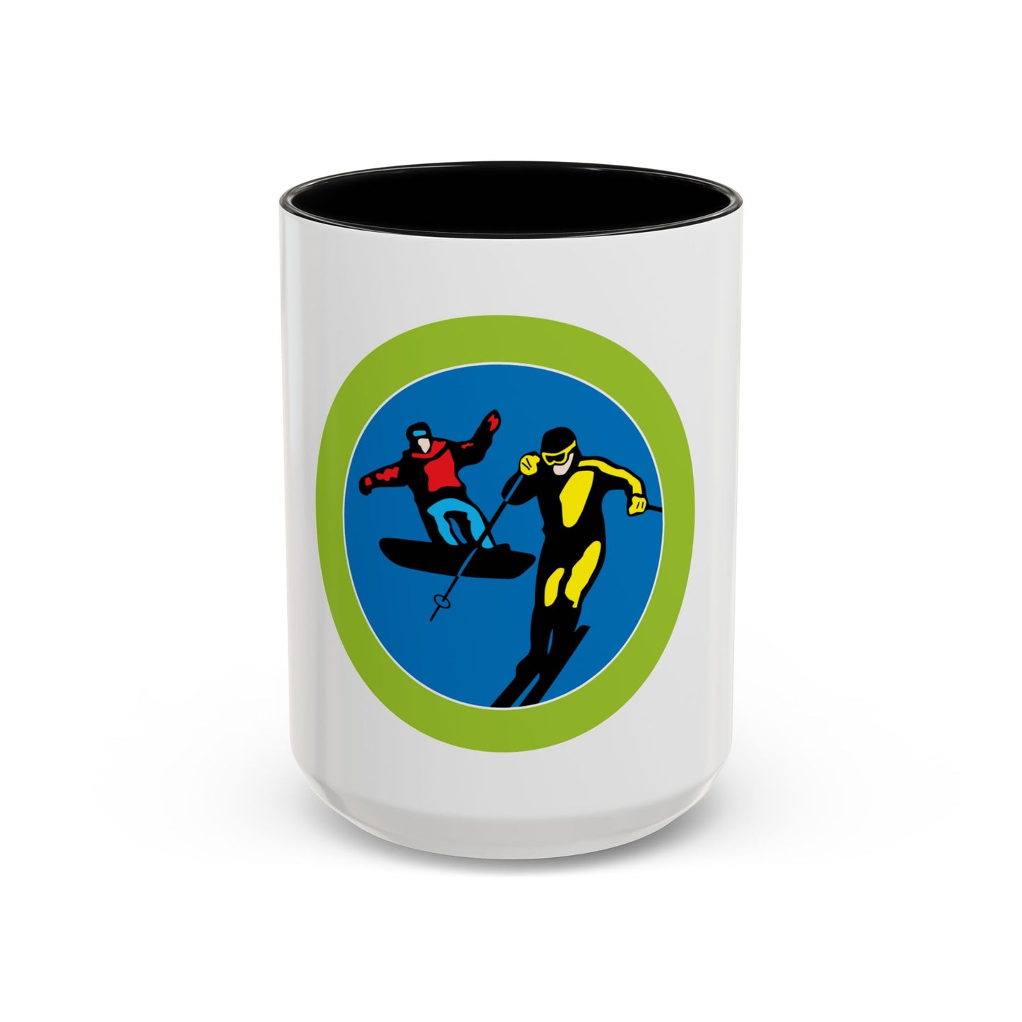 Snow Sports (Boy Scout Merit Badge) Accent Coffee Mug