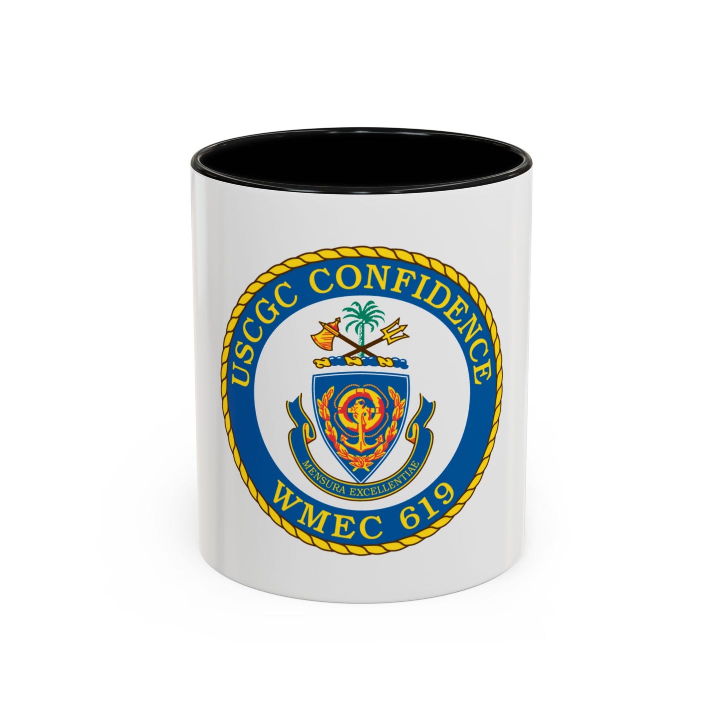 USCGC Confidence WMEC 619 (U.S. Coast Guard) Accent Coffee Mug