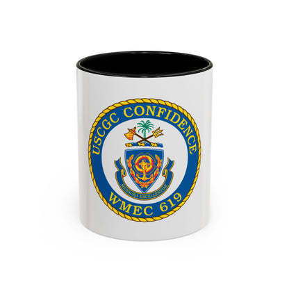 USCGC Confidence WMEC 619 (U.S. Coast Guard) Accent Coffee Mug