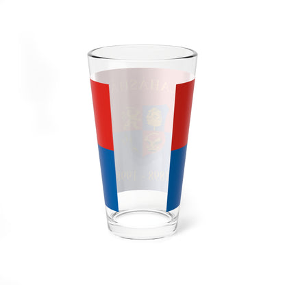 Flag of Zalahashagy (Hungary) Pint Glass 16oz