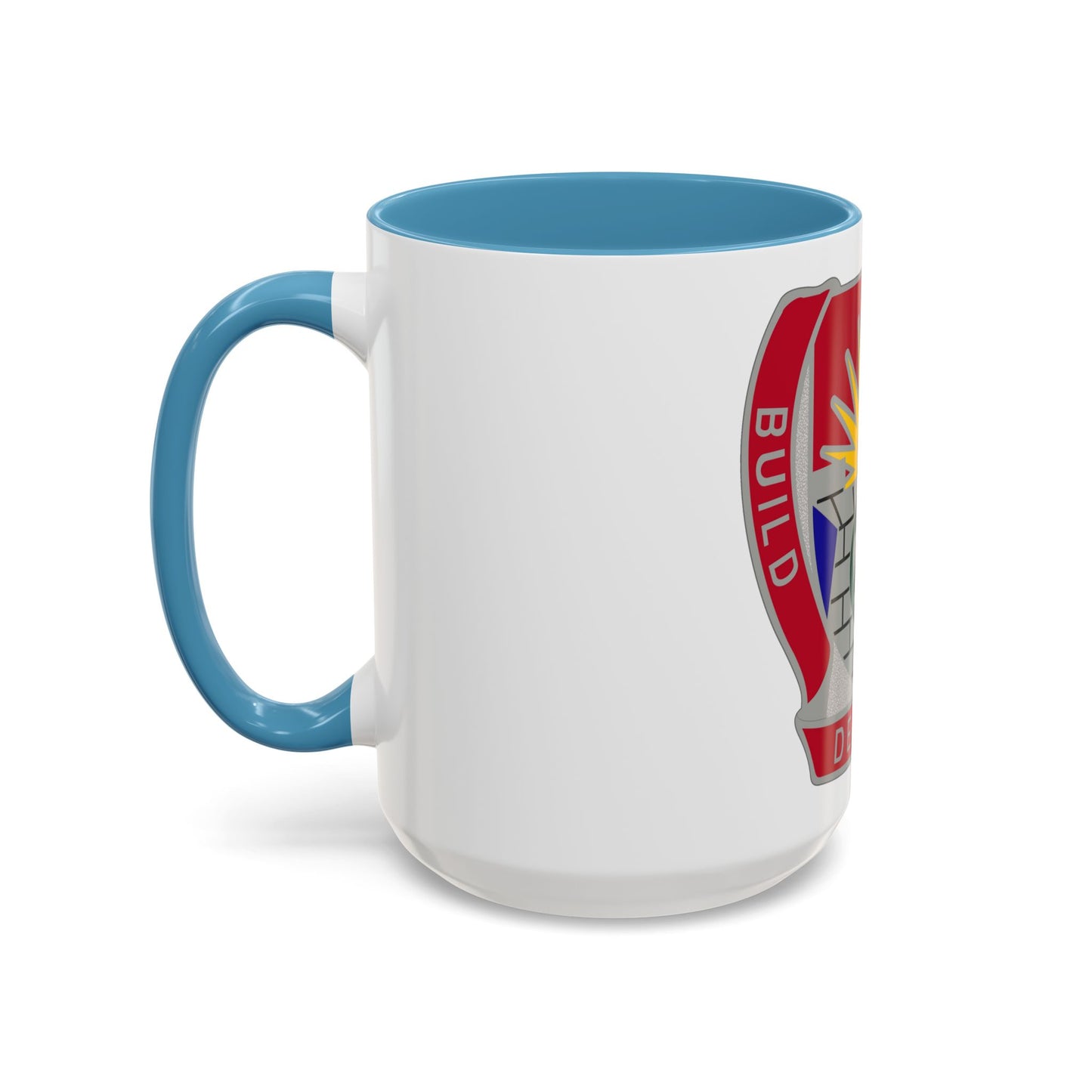 204 Engineer Battalion (U.S. Army) Accent Coffee Mug