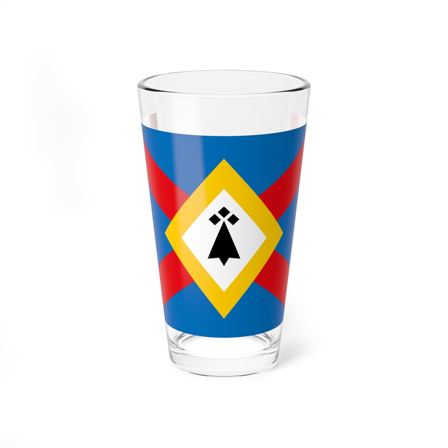 Pays de Loudeac District Flag (France) Pint Glass 16oz