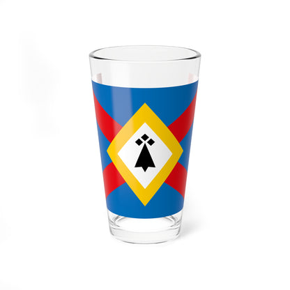 Pays de Loudeac District Flag (France) Pint Glass 16oz