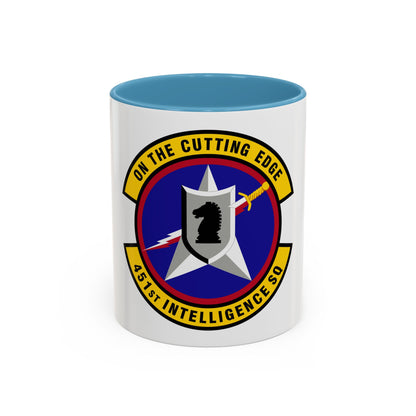 451 Intelligence Squadron ACC (U.S. Air Force) Accent Coffee Mug