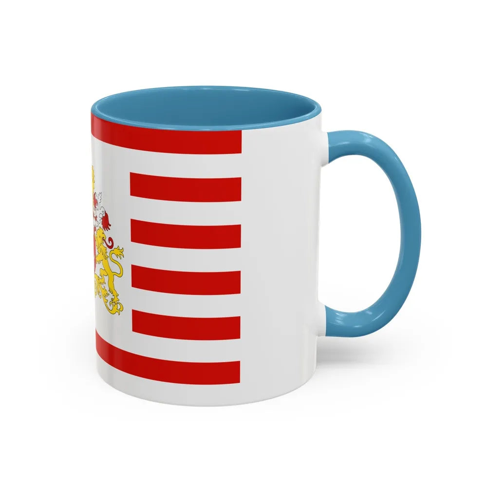 Flag of Bremen with flag arms Germany - Accent Coffee Mug-Go Mug Yourself