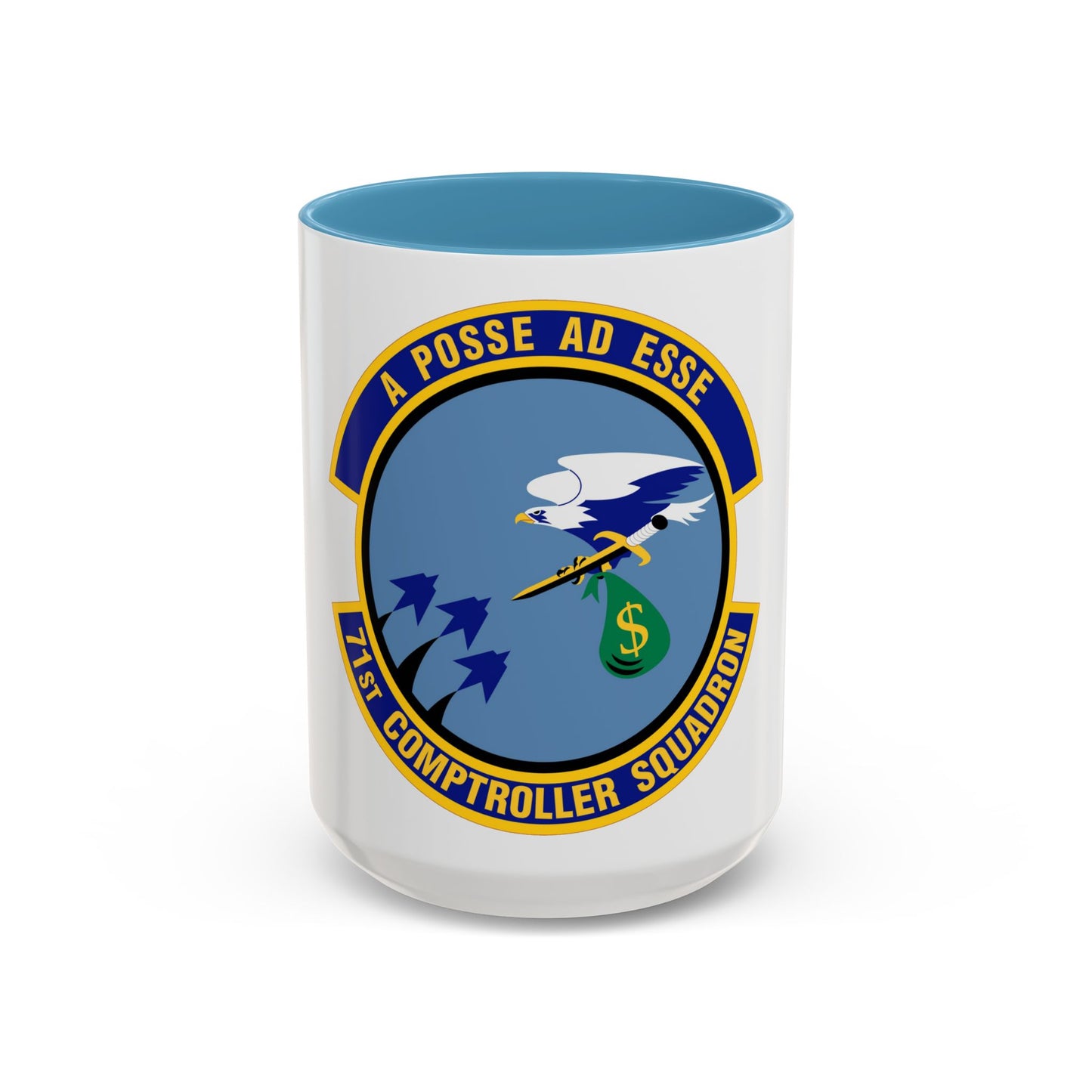 71st Comptroller Squadron (U.S. Air Force) Accent Coffee Mug