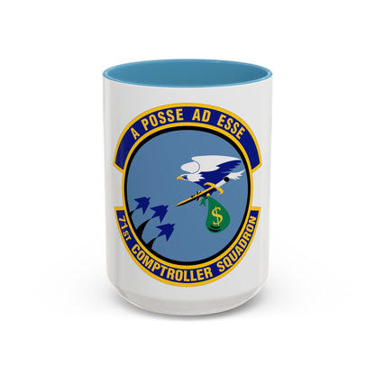 71st Comptroller Squadron (U.S. Air Force) Accent Coffee Mug