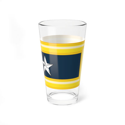 Army USA OF 07 (United States) (Military Rank) Pint Glass 16oz
