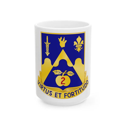 205th Armor Regiment (U.S. Army) White Coffee Mug-15oz-Go Mug Yourself