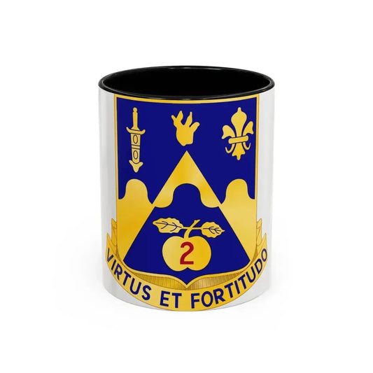 205th Armor Regiment (U.S. Army) Accent Coffee Mug 11oz Black - Go Mug Yourself