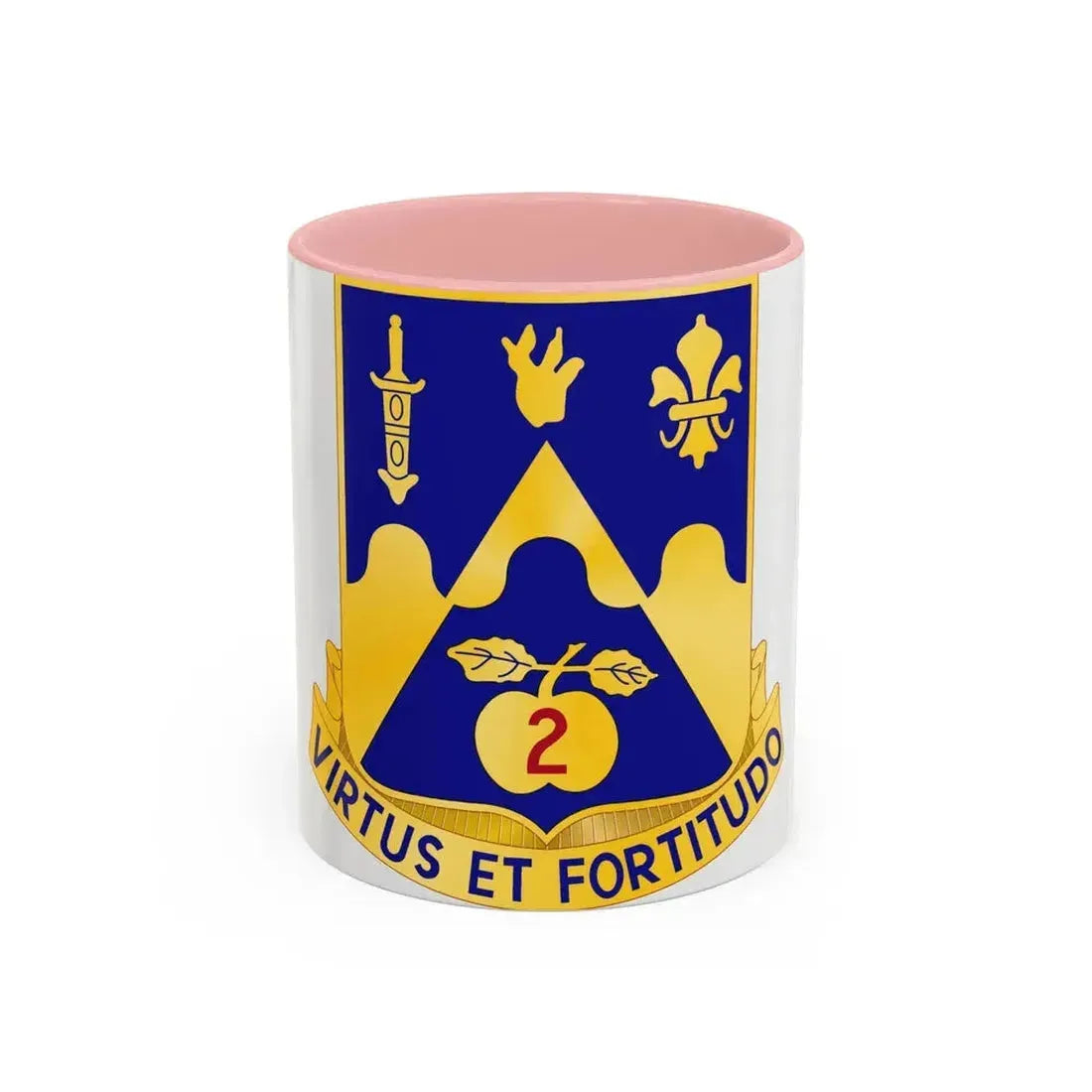 205th Armor Regiment (U.S. Army) Accent Coffee Mug 11oz Pink - Go Mug Yourself