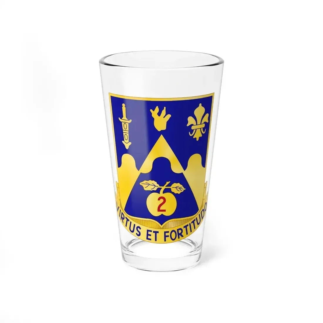 205th Armor Regiment (U.S. Army) Pint Glass 16oz 16oz - Go Mug Yourself