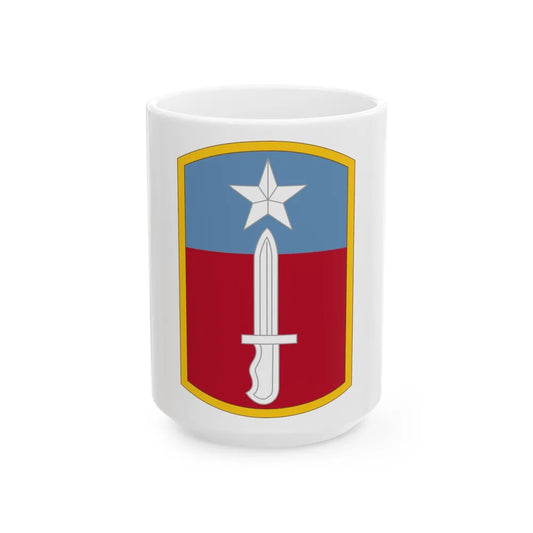 205TH INFANTRY BRIGADE (U.S. Army) White Coffee Mug-15oz-Go Mug Yourself