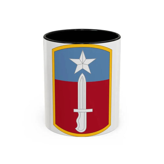 205TH INFANTRY BRIGADE (U.S. Army) Accent Coffee Mug 11oz Black - Go Mug Yourself