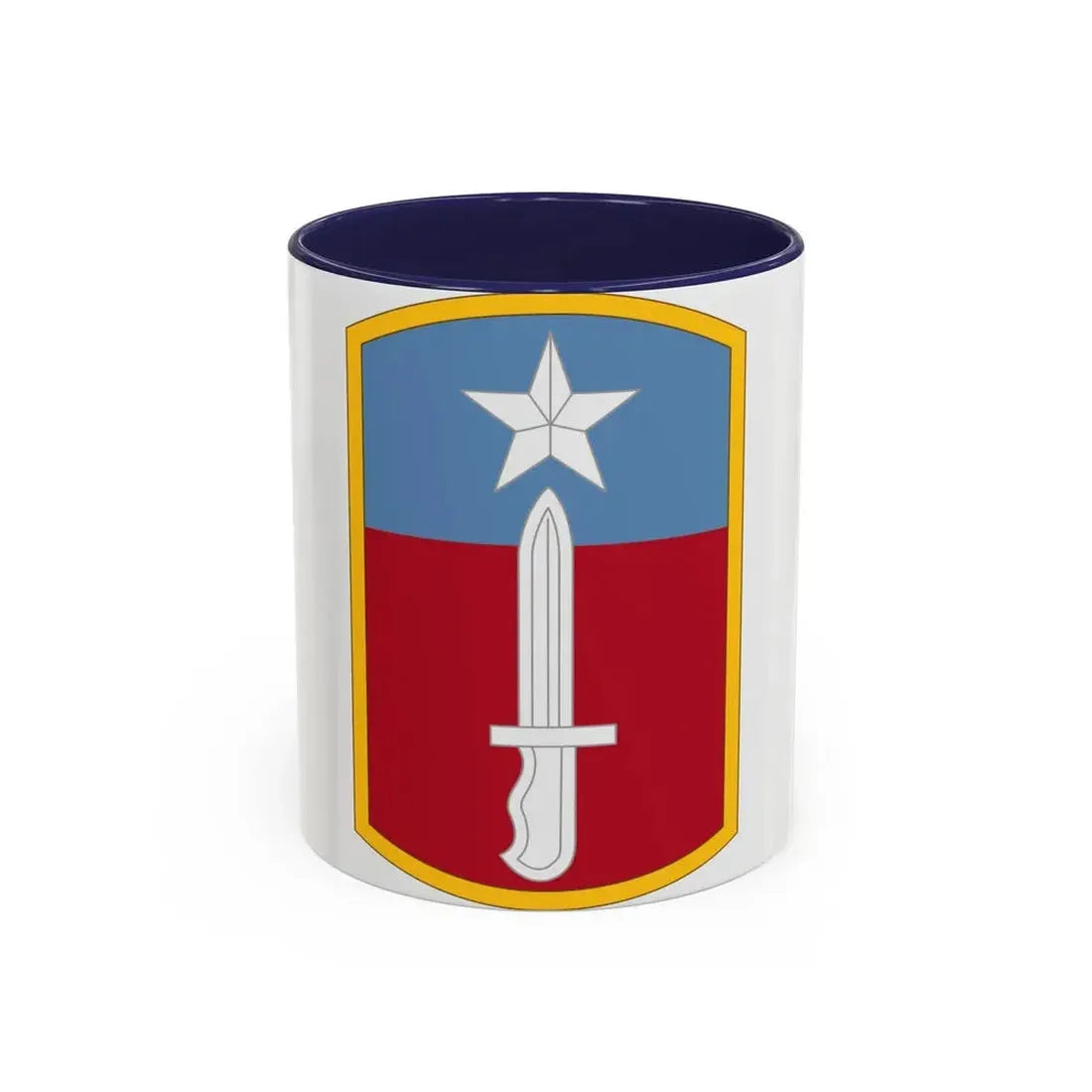 205TH INFANTRY BRIGADE (U.S. Army) Accent Coffee Mug 11oz Navy - Go Mug Yourself