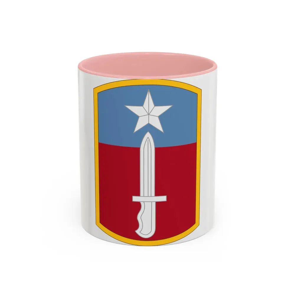 205TH INFANTRY BRIGADE (U.S. Army) Accent Coffee Mug 11oz Pink - Go Mug Yourself