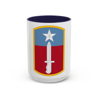 205TH INFANTRY BRIGADE (U.S. Army) Accent Coffee Mug 15oz Navy - Go Mug Yourself