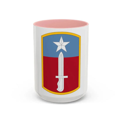 205TH INFANTRY BRIGADE (U.S. Army) Accent Coffee Mug 15oz Pink - Go Mug Yourself