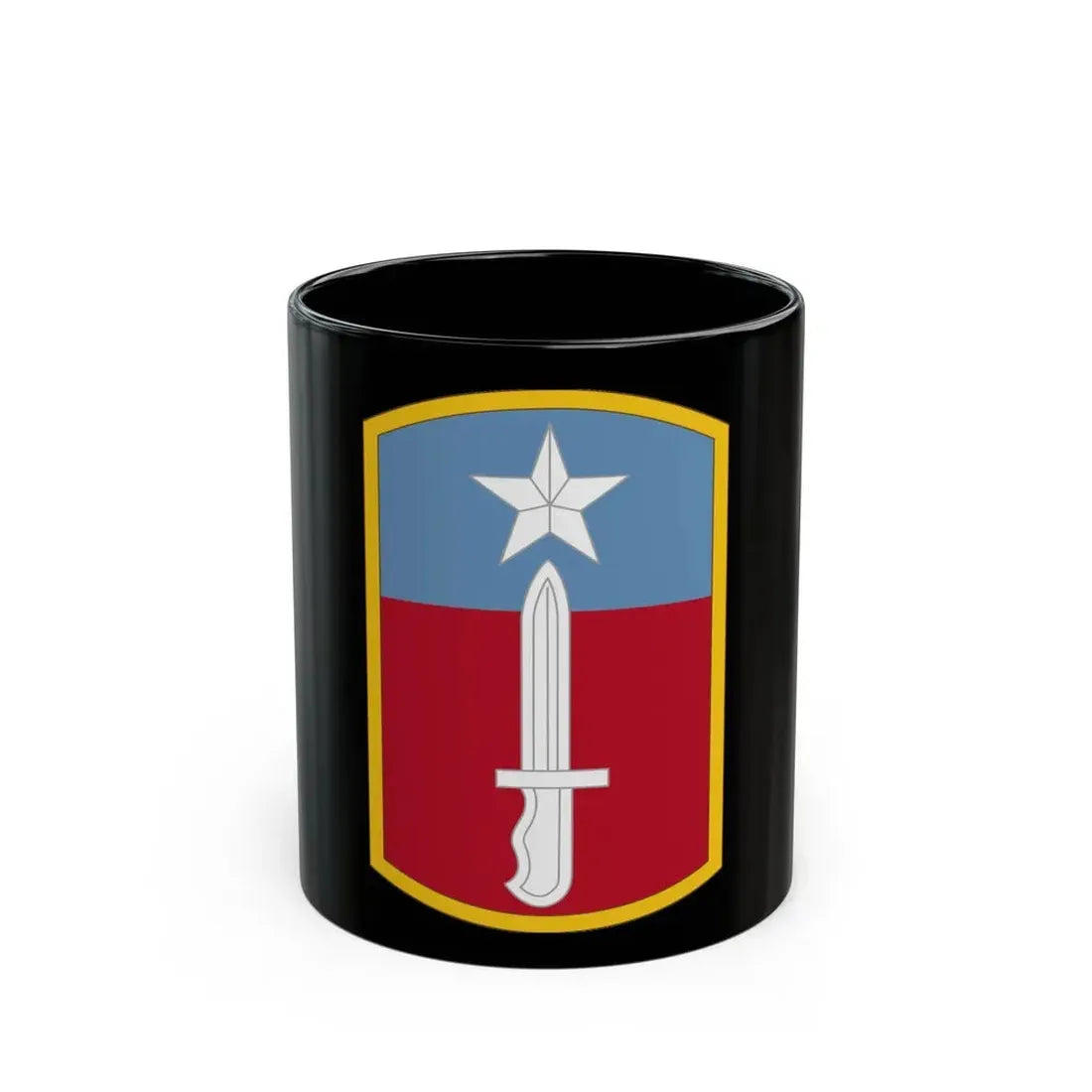 205TH INFANTRY BRIGADE (U.S. Army) Black Coffee Mug 11oz - Go Mug Yourself