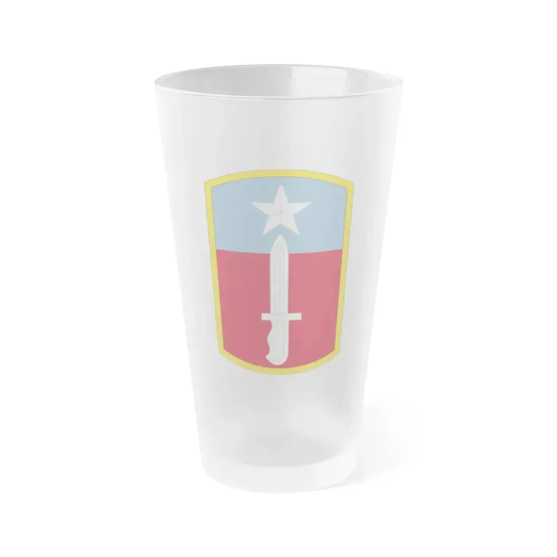 205TH INFANTRY BRIGADE (U.S. Army) Frosted Pint Glass 16oz Default Title - Go Mug Yourself