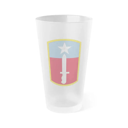 205TH INFANTRY BRIGADE (U.S. Army) Frosted Pint Glass 16oz Default Title - Go Mug Yourself