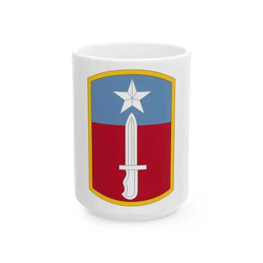 205TH INFANTRY BRIGADE (U.S. Army) White Coffee Mug 15oz - Go Mug Yourself