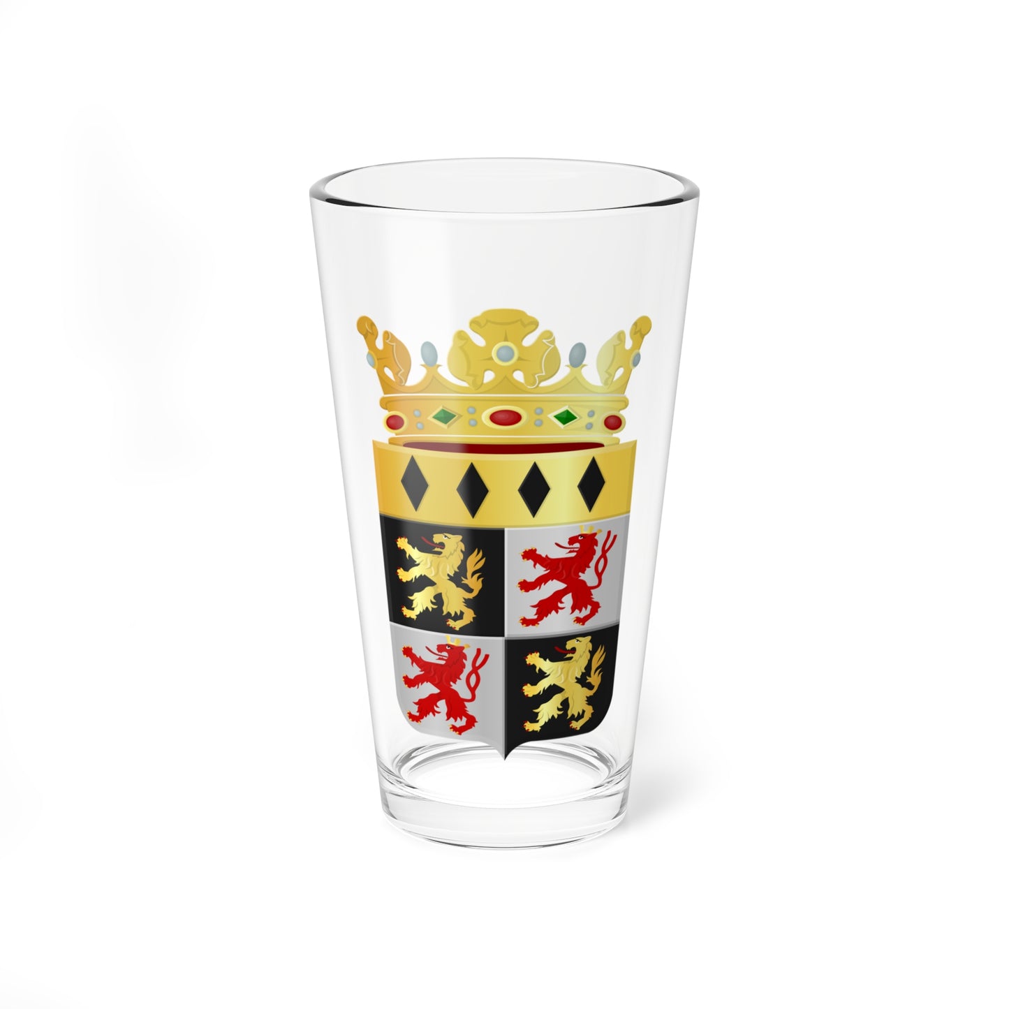 Veldhoven wapen (Netherlands) (Coat of Arms) Pint Glass 16oz
