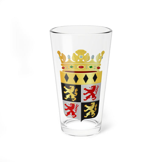 Veldhoven wapen (Netherlands) (Coat of Arms) Pint Glass 16oz