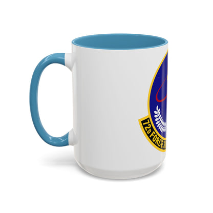 72d Force Support Squadron (U.S. Air Force) Accent Coffee Mug