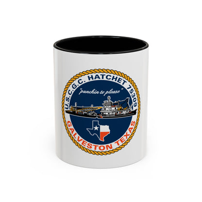 USCGC Hatchet 75309 Galveston TX (U.S. Coast Guard) Accent Coffee Mug