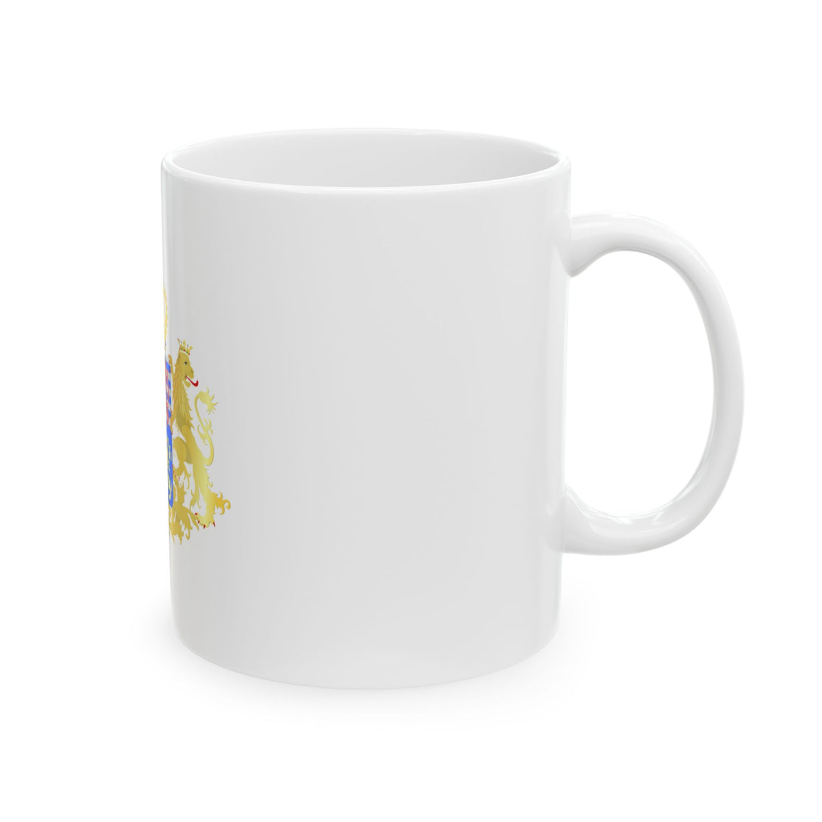 Middle coat of arms of the Grand Dukes of Luxembourg prior to 2000 - White Coffee Mug