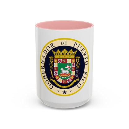 Seal of the Governor of Puerto Rico - Accent Coffee Mug