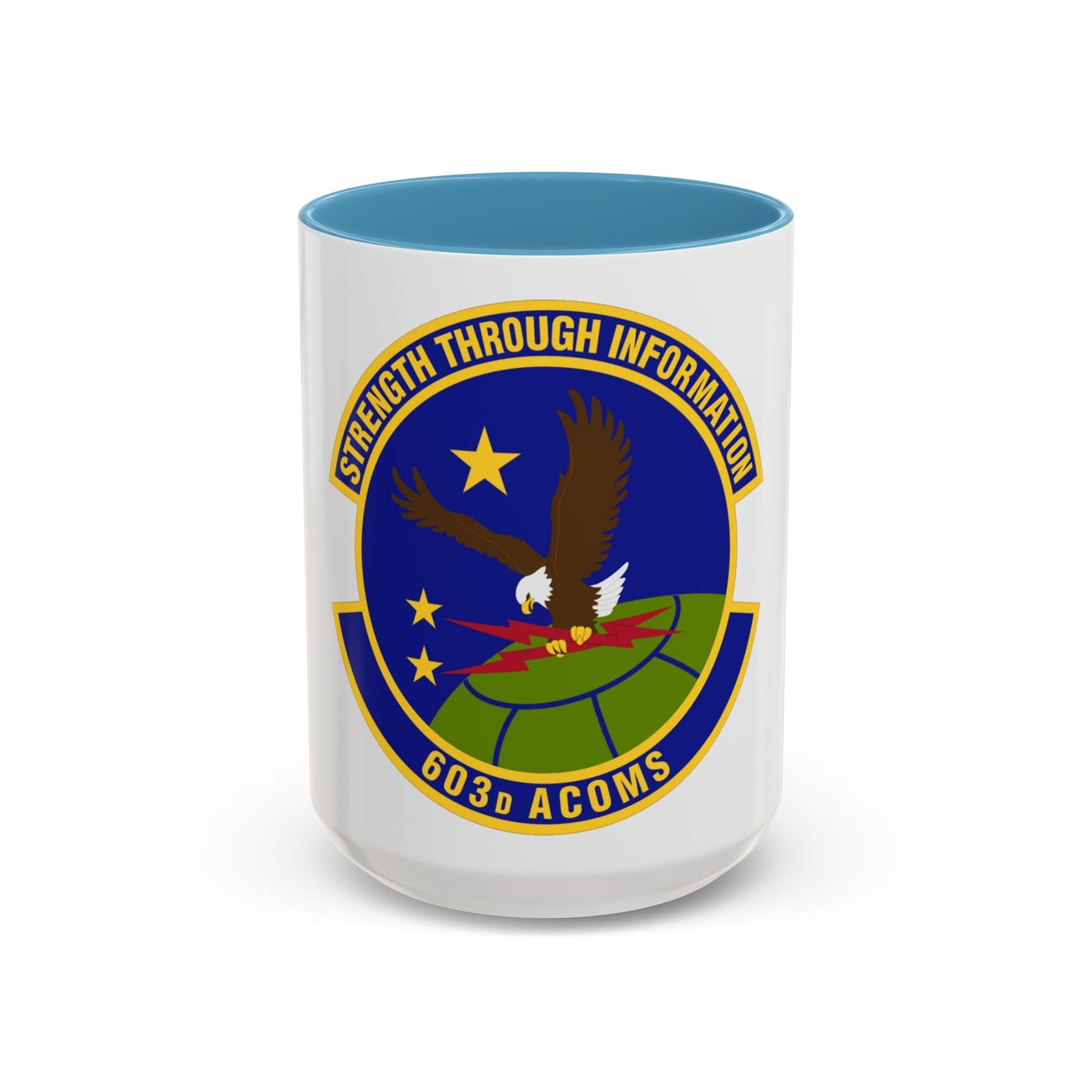 603d Air Communications Squadron (U.S. Air Force) Accent Coffee Mug